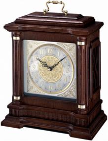 img 2 attached to Seiko Grayson Mantel Clock: Timeless Elegance for Your Home Décor
