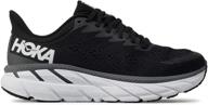 👟 hoka one one men's clifton 7 running shoe: unmatched comfort and performance logo