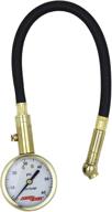 🔧 accu-gage h60xa: swivel angle chuck dial tire pressure gauge (5-60 psi) with hose & standard valve logo