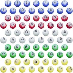 img 4 attached to 🎱 Premium 1.5-Inch Professional Bingo Balls: Replacement Set for Large Cages and Bingo Blowers - by Royal Bingo Supplies