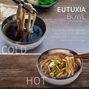 img 2 attached to 🍽️ Eutuxia Unbreakable Stainless Steel Traditional Restaurants