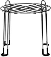 🚰 stainless steel stand for most medium gravity fed water coolers - compatible with berkey, impresa filter stand, 8" tall by 9" wide - easily fills tall glasses, pitchers, and pots with water logo