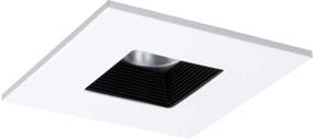 img 1 attached to 🔲 4 Inch Recessed Baffle White - TLS408WHBB Product