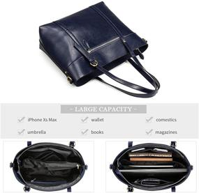 img 3 attached to Kattee Vintage Cowhide Crossbody Shoulder Women's Handbags & Wallets in Satchels