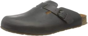 img 4 attached to HAFLINGER Mens Clogs Brown 730