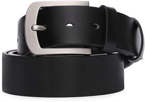 img 3 attached to GOIACII Genuine Leather Casual Single Men's Accessories in Belts