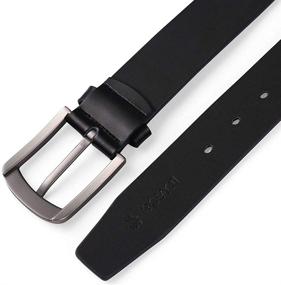 img 2 attached to GOIACII Genuine Leather Casual Single Men's Accessories in Belts