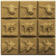 🐐 milky way three goats soap mold tray - upgrade with exclusive full color cybrtrayd soap molding instructions for melt &amp; pour or cold process logo