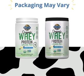 img 3 attached to 🌱 Garden of Life Organic Grass Fed Whey Powder, 21g California Protein Plus Probiotics, Non-GMO, Gluten and rBST/rBGH Free, Humane Certified, No Artificial Color, Vanilla Flavor, 13.33 Oz