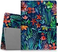 fintie folio case for ipad pro 12.9 - corner 🌿 protection premium pu leather smart stand cover with auto sleep/wake (jungle night) logo