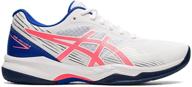 👟 peacoat asics gel game tennis shoes for women logo