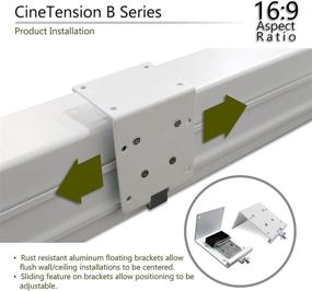 img 1 attached to Elite Screens CineTension Diagonal Tab Tensioned