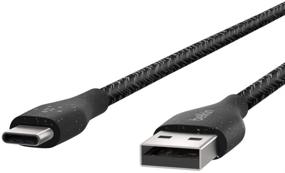 img 2 attached to DuraTek Plus USB-C to USB-A Cable with Strap (Ultra-Durable USB-C Cable for Samsung Galaxy S10, Google Pixel 3, iPad Pro and More) - 4ft, Black