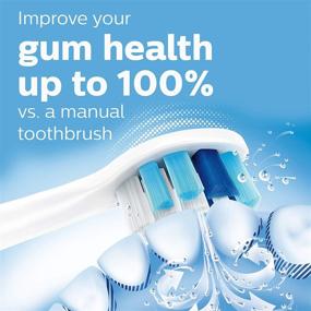 img 3 attached to 🪥 Philips Sonicare ProtectiveClean 5300: Advanced Rechargeable Electric Toothbrush for Effective Oral Care - Black, HX6423/34