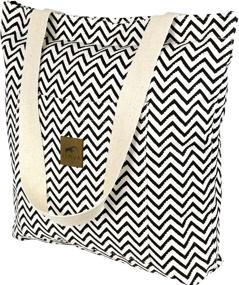 img 4 attached to Canvas Shoulder Tote Bag Eco Friendly Women's Handbags & Wallets and Totes