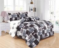 🏈 grandlinen black football comforter + dormitory kids' home store inclusion logo