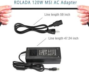 img 1 attached to 🔌 High-Performance 120W Laptop AC Adapter Charger for MSI- Laptop CX62 GE60 GE60K GE62 GE70 GE70K GE72 GP60 GP70 GP72 GS60 GS70 MS-16GA Stealth MS-1756 MS-1757 MS-1771 MS163A E7235 E7405