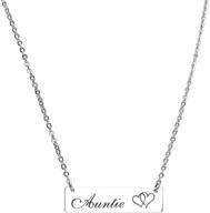 ecobuty necklace birthday jewelry necklace auntie logo