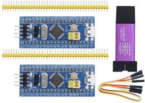 img 4 attached to 🔌 Aideepen ST-Link V2 Эмулятор Загрузчик (случайный цвет) + 2 шт 40-контактная плата STM32F103C8T6 ARM STM32 SWD Минимальная системная плата Micro USB