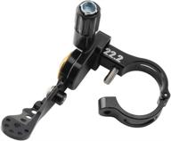 🚲 seatpost dropper remote lever: ergonomic and durable aluminum alloy mountain bike shifter (22.2mm red) logo