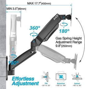 img 2 attached to AVLT Power Dual Monitor Wall Mount