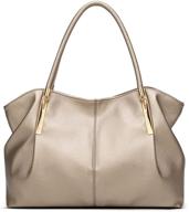 👜 forestfish leather satchel shoulder handbags - women's handbags and wallets logo