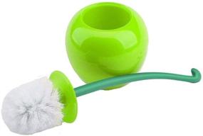 img 3 attached to 🚽 Dora Bridal Toilet Plunger Brush Hold Combo Set: Efficient Bathroom Cleaning Tool – 1 Pack Heavy Base, Compact Holder, Strong Bristles for the Toilet Bowl (1 Brush, 1 Holder)