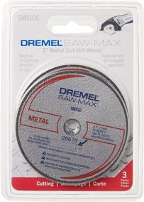 img 3 attached to 🔪 Dremel SM510c 3-Inch Metal Cutting Wheel, 3-Pack , Black