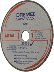 img 1 attached to 🔪 Dremel SM510c 3-Inch Metal Cutting Wheel, 3-Pack , Black