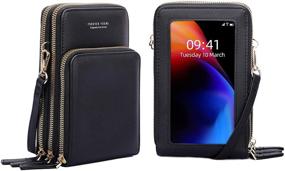 img 4 attached to Ultimate Protection: Crossbody 📱 Cellphone Blocking Screen Purses for Women