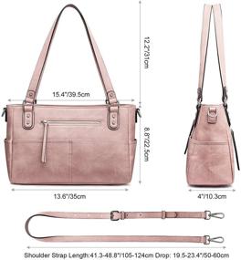 img 2 attached to 👜 Stylish and Functional: S ZONE Shoulder Crossbody Handbag with Multiple Pockets for Women's Handbags & Wallets