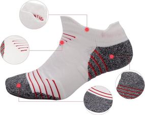 img 2 attached to 🧦 Men & Women's Short Compression Socks: 10-20mmHg - Ankle Socks for Sports & Travel (1/2/3/6 Pairs)