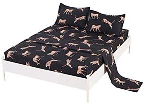 img 1 attached to 🐆 SDIII Leopard Bedding: Vibrant Animal Sheets for the Perfect Kids' Home Store Décor