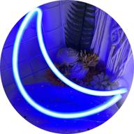 🌙 blue moon neon sign-neon signs for bedroom│usb or battery powered neon light for wall│led neon light as wall signs for girls │moon neon light for christmas party wedding kids living room логотип