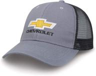 🧢 chevrolet mesh back hat: stay cool and stylish with chevrolet's sporty cap logo