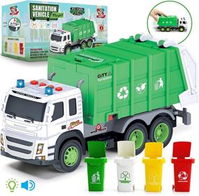 img 4 attached to 🚛 Friction Powered Recycling Garbage Truck - Efficient Waste Management