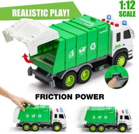 img 3 attached to 🚛 Friction Powered Recycling Garbage Truck - Efficient Waste Management