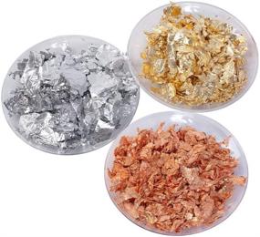 img 2 attached to Resin Craft Gold Flakes: 3g Gilding Foil for Metal Painting, Crafts, Nail DIY, and Home Decoration