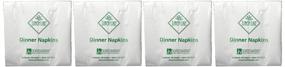 img 1 attached to 🧺 Hoffmaster 120060 Linen-Like Unembossed Dinner Napkin - 1/8 Fold, White (Case of 300) - Buy Now!