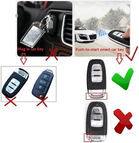 img 3 attached to M JVisun Silicone Texture Protector Keyless Interior Accessories