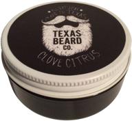 🧔 clove citrus beard balm: natural grooming solution by texas beard co. logo