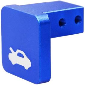 img 2 attached to 🔧 TASAN RACING Aluminum Hood Release Latch Handle Repair Kit - Honda Civic 1996-2005, CRV 1997-2006, Element 2003-2011 Blue: Boost Your Vehicle's Hood Safety & Style!