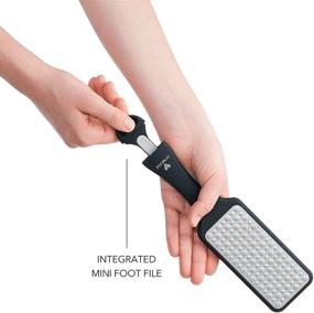 img 3 attached to 🦶 Revolutionary Next Generation 3-in-1 Pedicure Foot File: Ultimate Callus Remover, Scrubber, and Exfoliator for Spa-worthy Feet