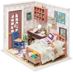 img 4 attached to 🏘️ Hands Craft Miniature Dollhouse: Enhance Your Dollhouse Experience with Educational Dolls & Accessories