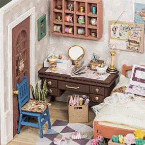 img 2 attached to 🏘️ Hands Craft Miniature Dollhouse: Enhance Your Dollhouse Experience with Educational Dolls & Accessories