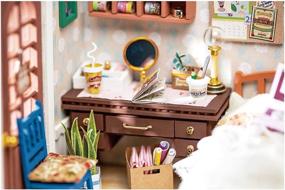 img 1 attached to 🏘️ Hands Craft Miniature Dollhouse: Enhance Your Dollhouse Experience with Educational Dolls & Accessories