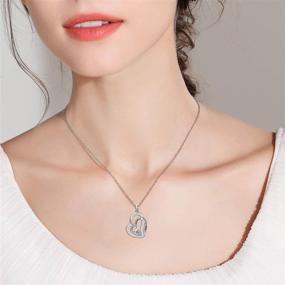 img 3 attached to 👩 S925 Sterling Silver Distance Mother Daughter Necklace: Double Heart Jewelry Gifts for Mom Daughter Wife Girls