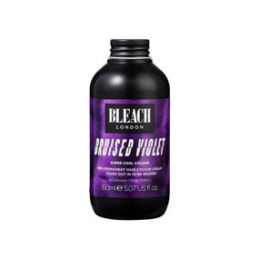 img 4 attached to 💜 BLEACH LONDON Bruised Violet Super Cool Color - Deep Dramatic Purple, Semi-Permanent Hair Dye