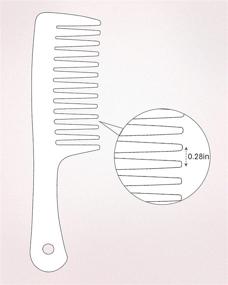 img 2 attached to Wapodeai Tooth Premium Detangler Подходит