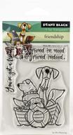 💌 penny black clear stamps - friendship 3"x4" - multi-purpose craft stamps logo